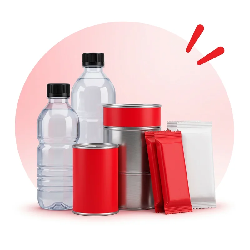 Agua y alimentos que no se malogran